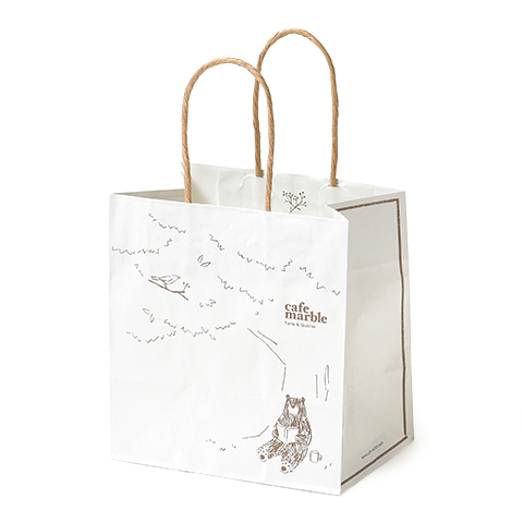 cafe marble ショッパー